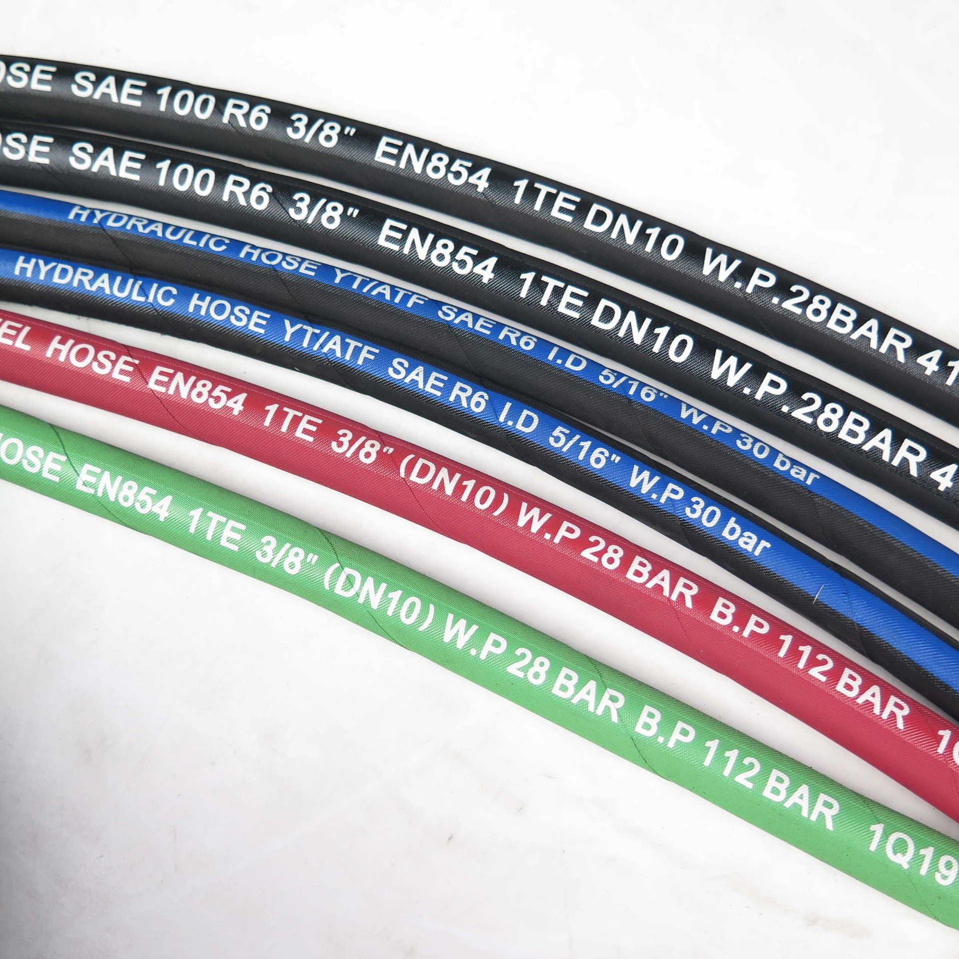 Single Fibre Braid Hydraulic Hose SAE 100 R6