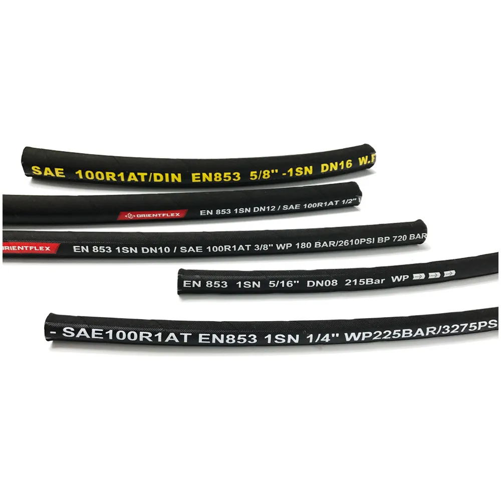 SAE 100R1 AT/EN853 1SN Hydraulic Hose-Hebei Lingke Vientiane Supply Chain Co., LTD|Medium-Pressure Hydraulic Systems&Global Standards Compliance